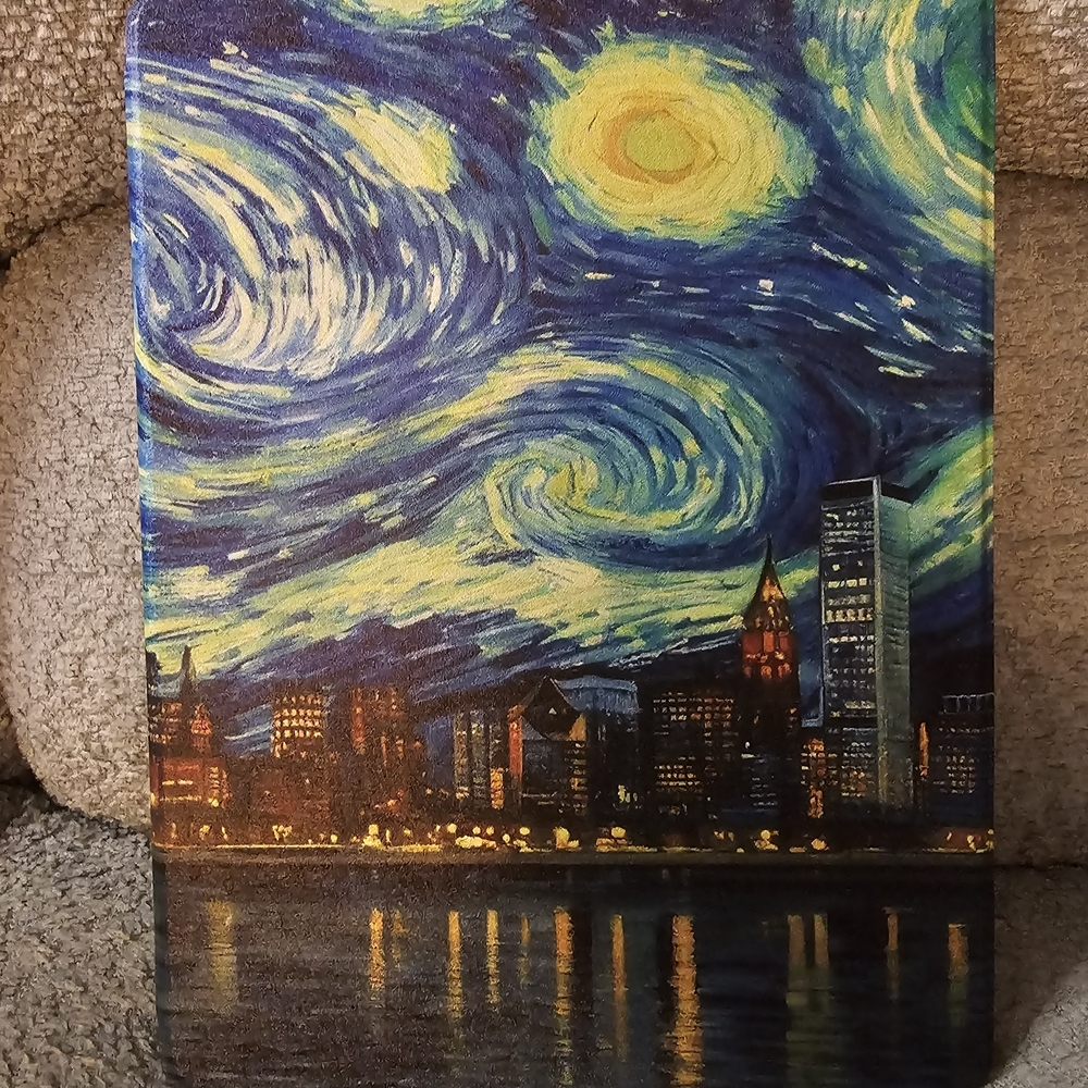 Starry Night Cityscape IPAD Case